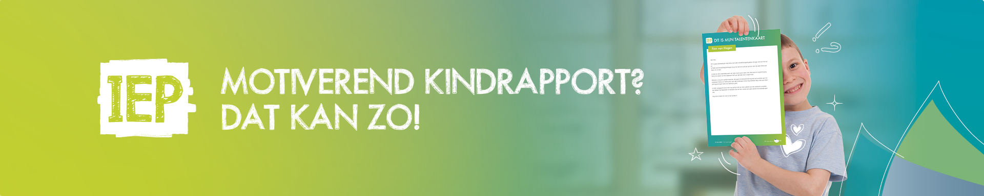 Blogartikel motiverend kindrapport