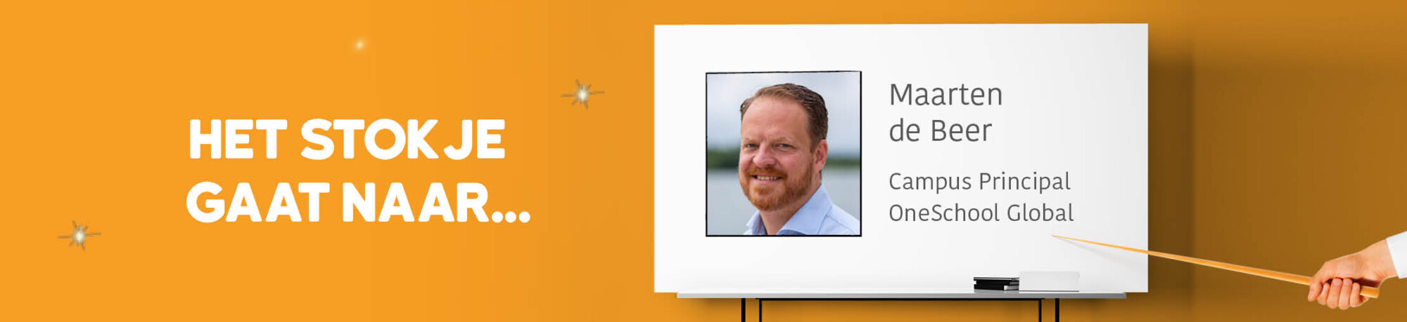 Stokje doorgeven: Maarten de Beer - OneSchool Global